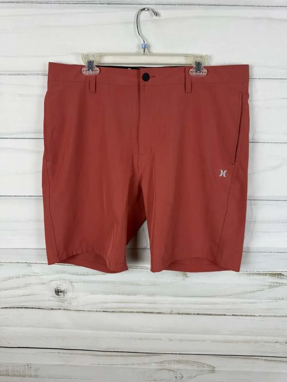 Hurley Men's All Day Hybrid Quick Dry Stretch Shorts Size 38 Redwood A-14